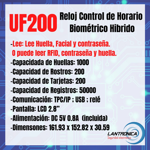 Imagen 2 de 9 de Reloj Control Horario Personal Biométrico Rfif Mb20 Zkteco