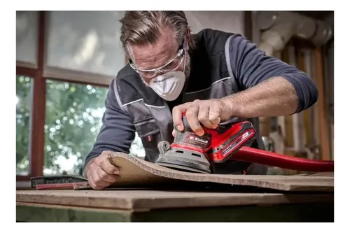 Lijadora Rotorbital + Cargador Y Batería 4.0ah 18v Einhell
