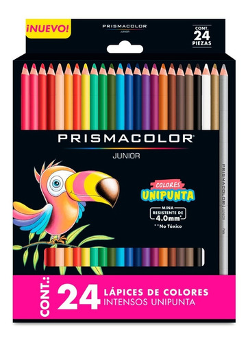 Prismacolor Junior Escolar 24 Lápices Colores Envío Gratis 