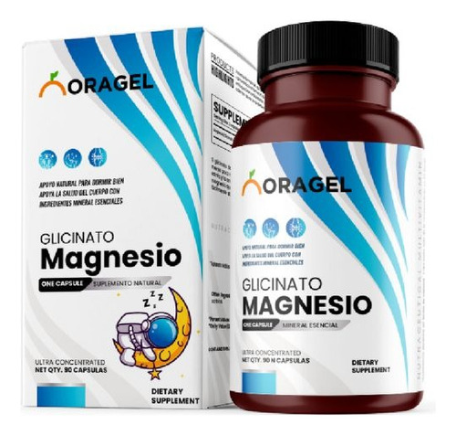 Magnesio Glicinato Caps Alta Absorción Oragel Oferta