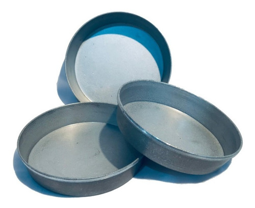 Moldes Pan Hamb Aluminizado 10cm De Diametro (pack X 12)