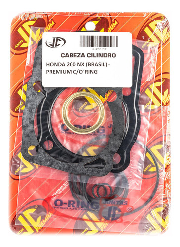 Junta Tapa Cilindro Honda Nx 200 (brasil) Premium Oring Jc
