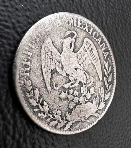 Moneda De Un 1 Real Plata 1834 Durango Do Rm Aguila Francesa