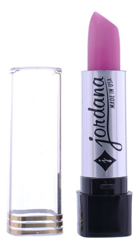 Jordana Labial Nacarado Lipstick Acabado Nacarado Y Cremoso Color 27 Geranium