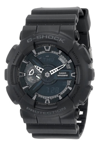 Reloj Casio G-shock World Time Con Esfera Negra Para Hombre 