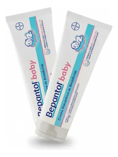 2 Unidades Bepantol Baby Pomada 120g Protege Hidrata Bebê