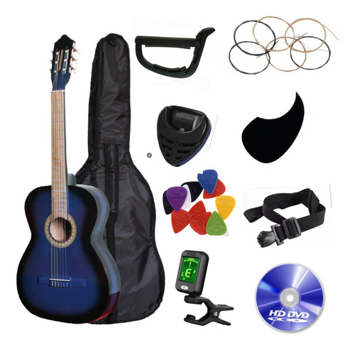 Guitarra Clásica Acústica  Accesorios De Regalo 