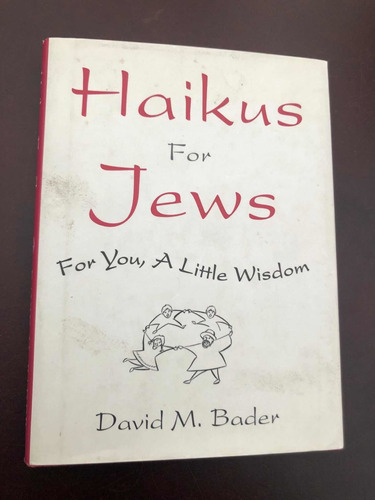 Libro Haikus For Jews - David M. Bader - Muy Buen Estado