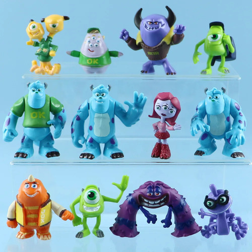 Figuras De Acción Sulley Mike De Monsters University, 12 Uni