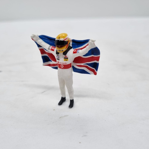 Hamilton Mclaren  Con Bandera Figura 1/43