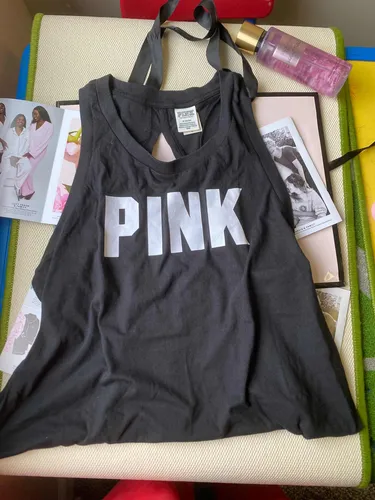 Playeras Pink Victoria Secret Negra MercadoLibre