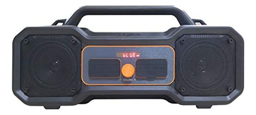 Radio Estéreo Fm Con Altavoz/bluetooth Impermeable, Negro