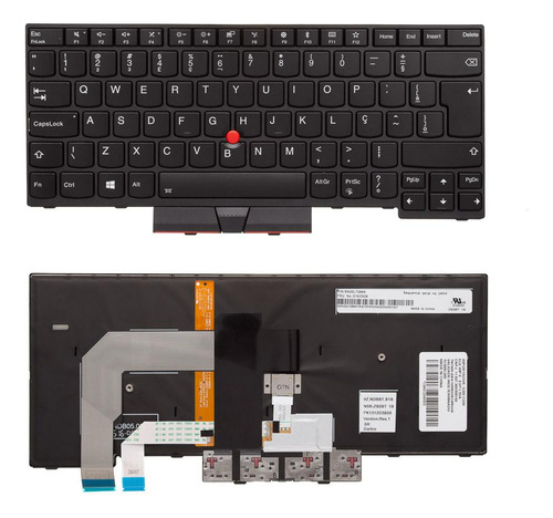 Teclado Para Notebook Lenovo Thinkpad T480 | Preto Abnt2