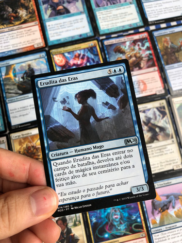Deck Commander Magos Controle E Dano Magic The Gathering 03 03 Inglês E Português (Usado)