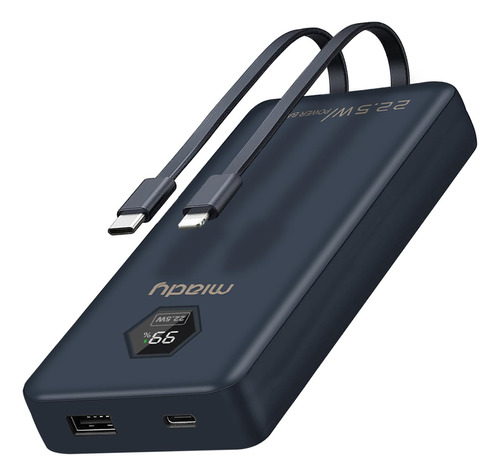 Miady Cargador Portatil 22.5w Pd 20000mah, Banco De Energia