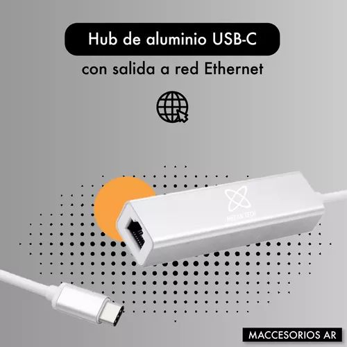 Adaptador USB C USB tipo C a adaptador USB USB C Dongle, aluminio