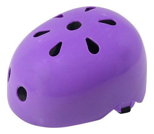 Casco De Proteccion Niños Niñas Skate Roller Bicicleta Patin Color Violeta Talle S