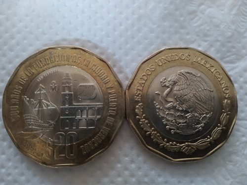 Moneda De Los 500 Años De Veracruz 