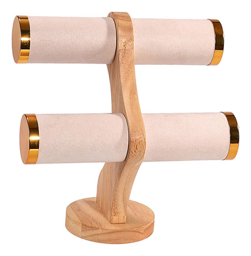 Soporte Para Pulsera, Estante Para Reloj, Organizador Beige