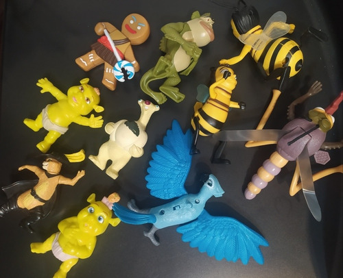 Juguetes Juego Animales Granja Tarro X18 Y Varios Colección (Usado)