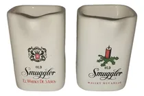 Comprar Antiguas Jarras Medidas De Whisky Loza Esmaltada Bellas X 2