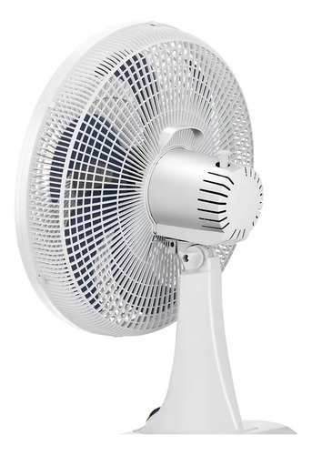 Ventilador de mesa Mondial Maxi Power V40w -, color del marco: blanco, color de las aspas, azul