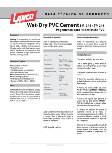 Adhesivo Pvc Pegamento Industrial 4 Oz.