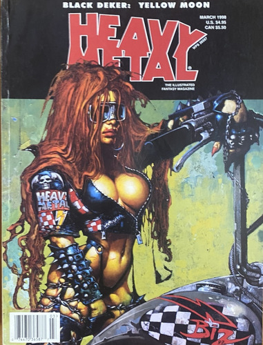 Heavy Metal, Comic Fantasía Usa, Mar 1998 En Inglés, Hm1