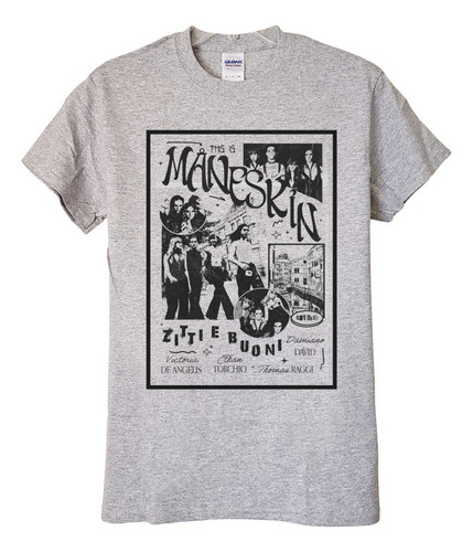 Polera Maneskin This Is Maneskin Zitti E Bu Rock Abominatron