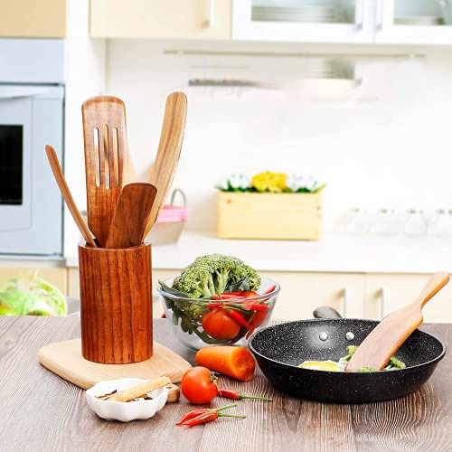 Juego De Utensilios De Cocina De Madera, Juego De Utensilios