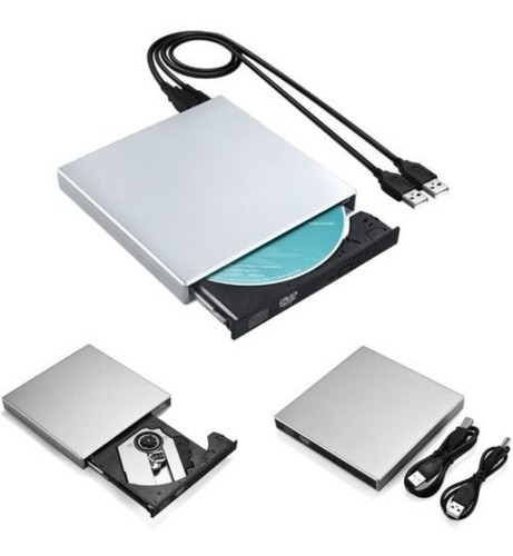 Slim Externo Usb 3.0 Dvd Rw Cd Writer Drive Reader Player Pa