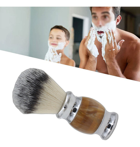 Pincel De Barba Pelo De Texugo Natural Barbear U.