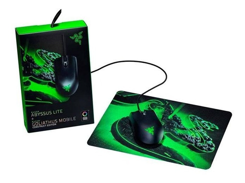 Mouse Gamer  Razer Abyssus Lite + Mousepad Goliathus Mobile 