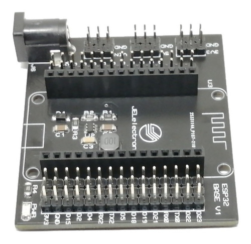 Imagen 3 de 4 de Base Shield Esp32 Esp32s Wifi Con Regulador 5v 2a