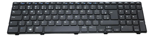 Teclado P/ Notebook Dell Inspiron 15r 5537 Ç Marca Bringit Cor Preto