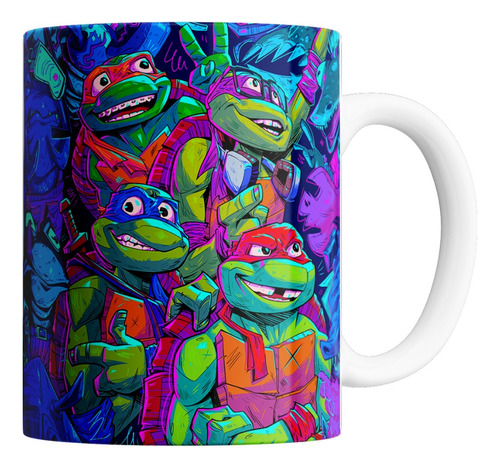 Taza De Cerámica - Tortugas Ninjas Caos Mutante (varios)