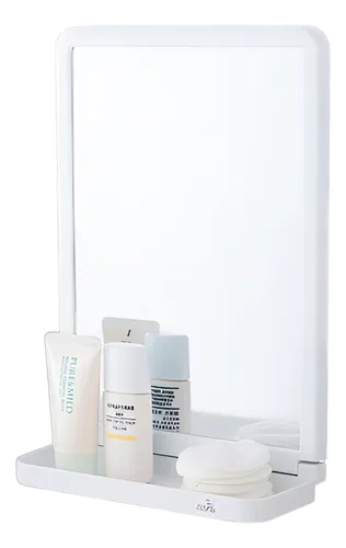 Accesorio Baño Espejo Rectangular Ventosa Super Adherente
