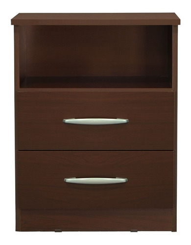 Mesa De Luz 2 Cajones 1 Estante Mosconi Express Dormitorio