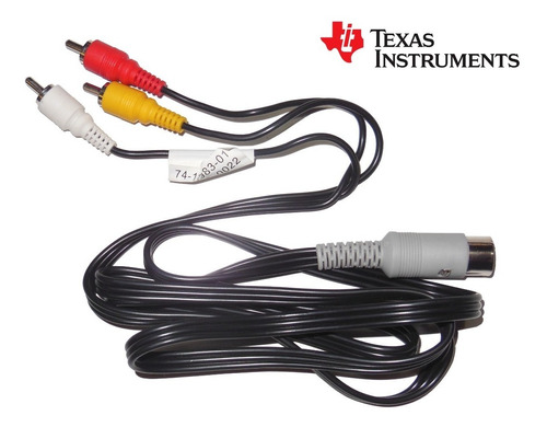 Cable Video Texas Instruments Ti99/4a Av,monitor Lcd/tv Ntsc