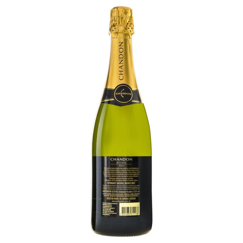 Imagem 2 de 2 de Espumante Brasileiro Branco Brut Réserve Chandon Chardonnay Pinot Noir Riesling Itálico Serra Gaúcha Garrafa 750ml