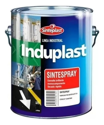 Sintespray Esmalte Sintetico Amarillo Sinteplast 4lt