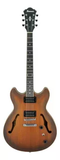 Guitarra eléctrica Ibanez AS Artcore AS53 semi hollow de sapele tobacco flat con diapasón de nogal