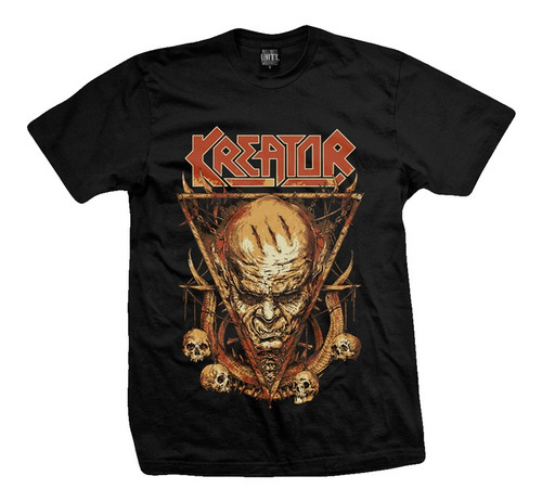 Remera Kreator Logo Excelente Calidad 