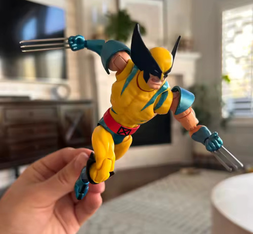 Figura Muñeco Wolverine X Men De 16 Cm Con Base