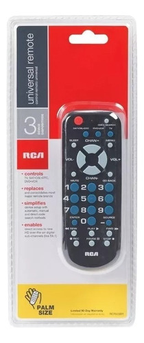 50 Pz Control Remoto Universal Rca Rcr503bz Control 3 Disp