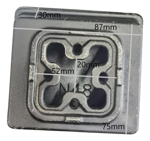 Caja De Conexiónes Para Motor Weg N48 87x73mm