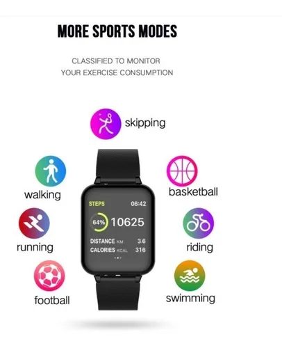 Smartwatch b57 caracteristicas y especificaciones hotsell