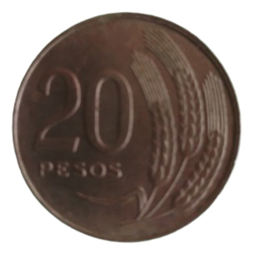 Moneda Uruguay 20 Pesos 1970 Sku0014