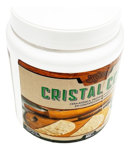 Cera Wood Wood Cristal Atóxica Tratamento Madeira 900ml