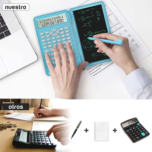 Cc Calculadora Científica De 240 Funções Com Tablet
